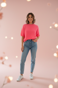 Elodie truitje fel roze