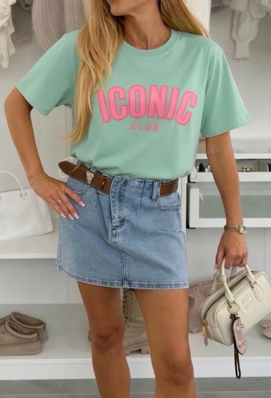 Iconic T-shirt groen