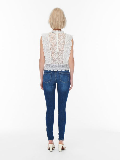 Celeste top wit