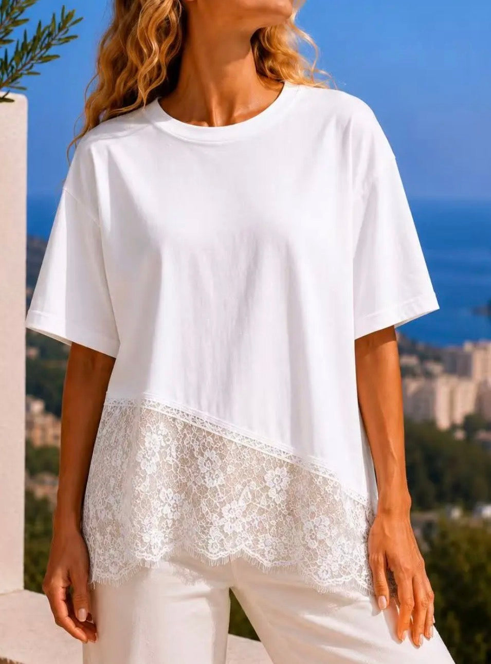 Lace T-shirt