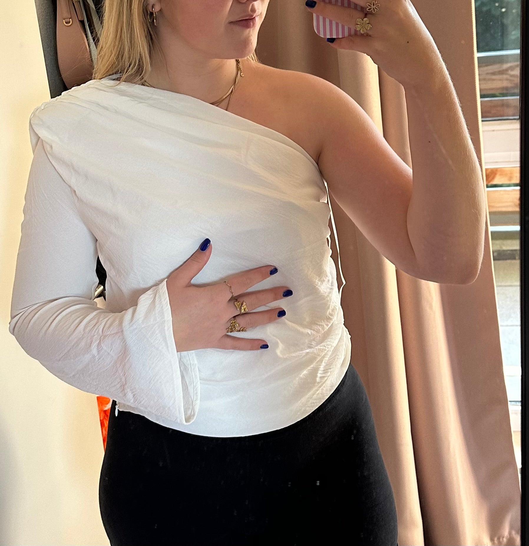 Laura top wit