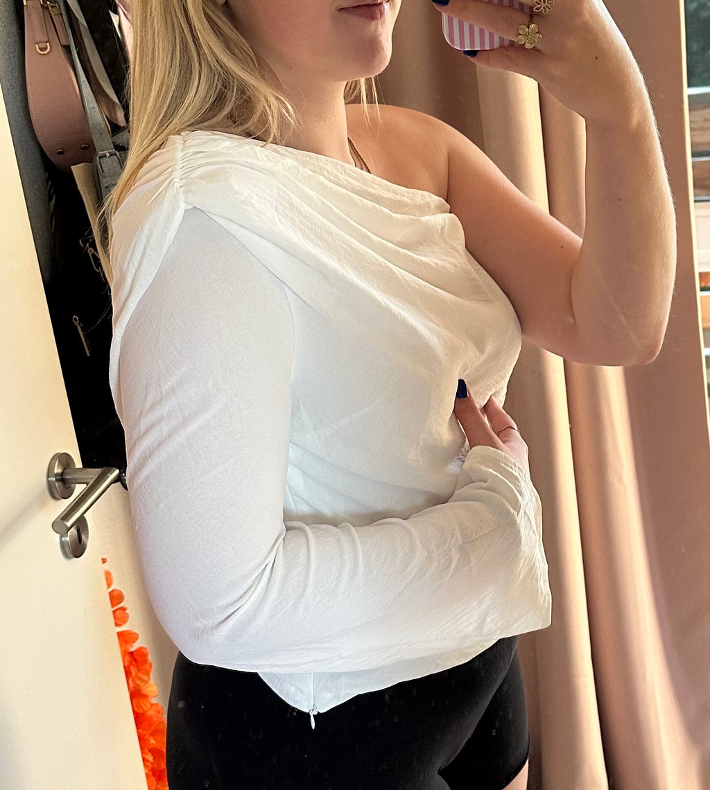 Laura top wit