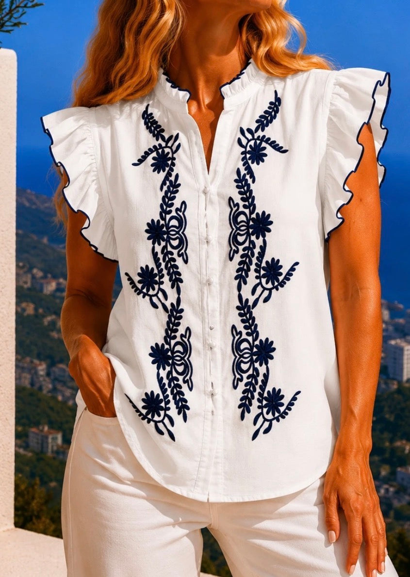 Naomi blouse wit