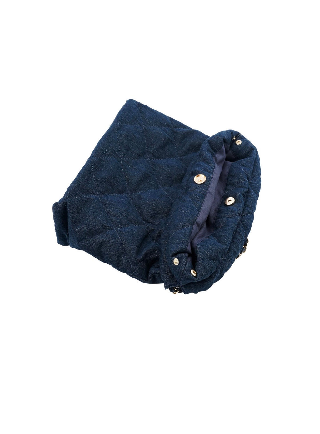 Denim clutch