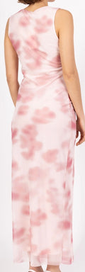 roze lange jurk