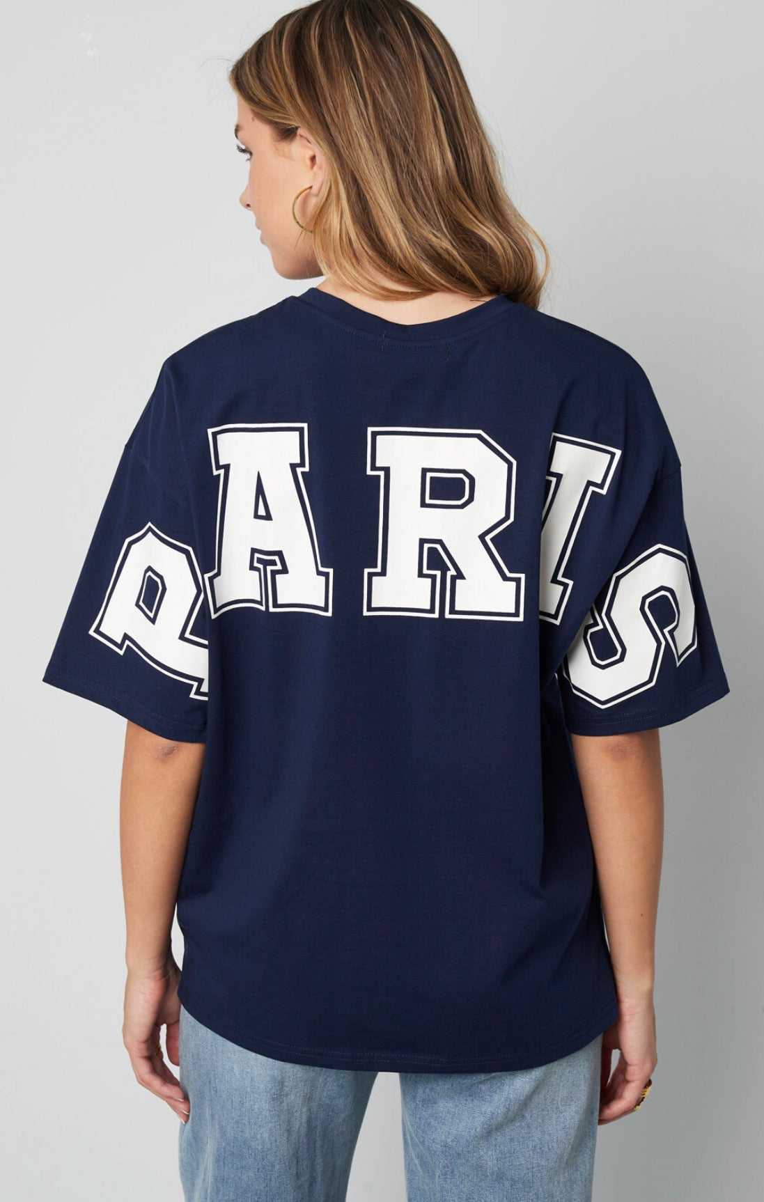 Paris T-shirt blauw