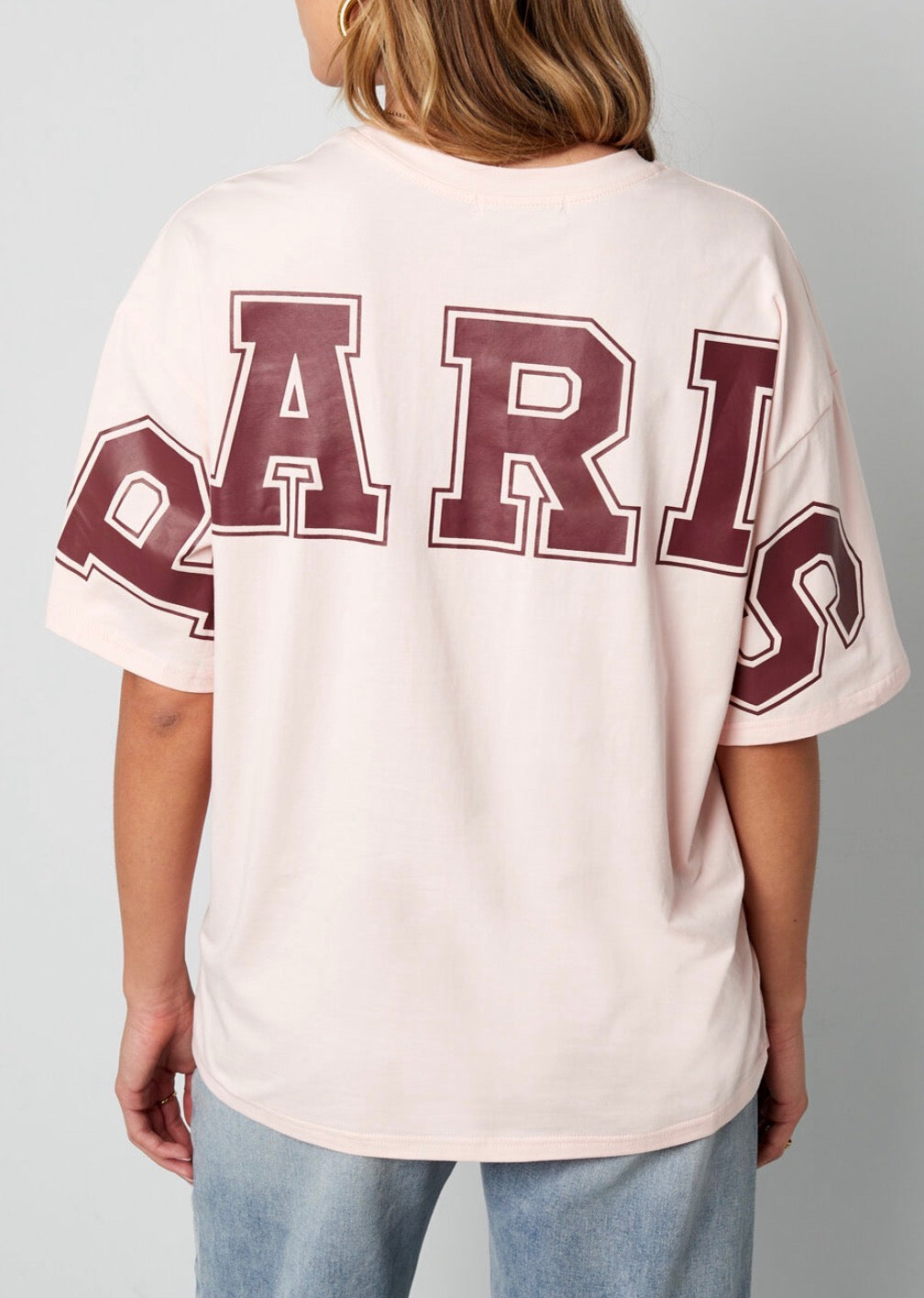 Paris T-shirt roze