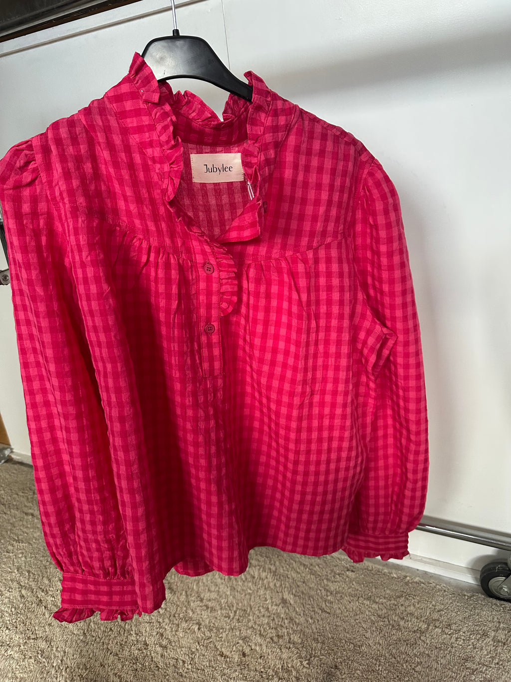 geruite blouse