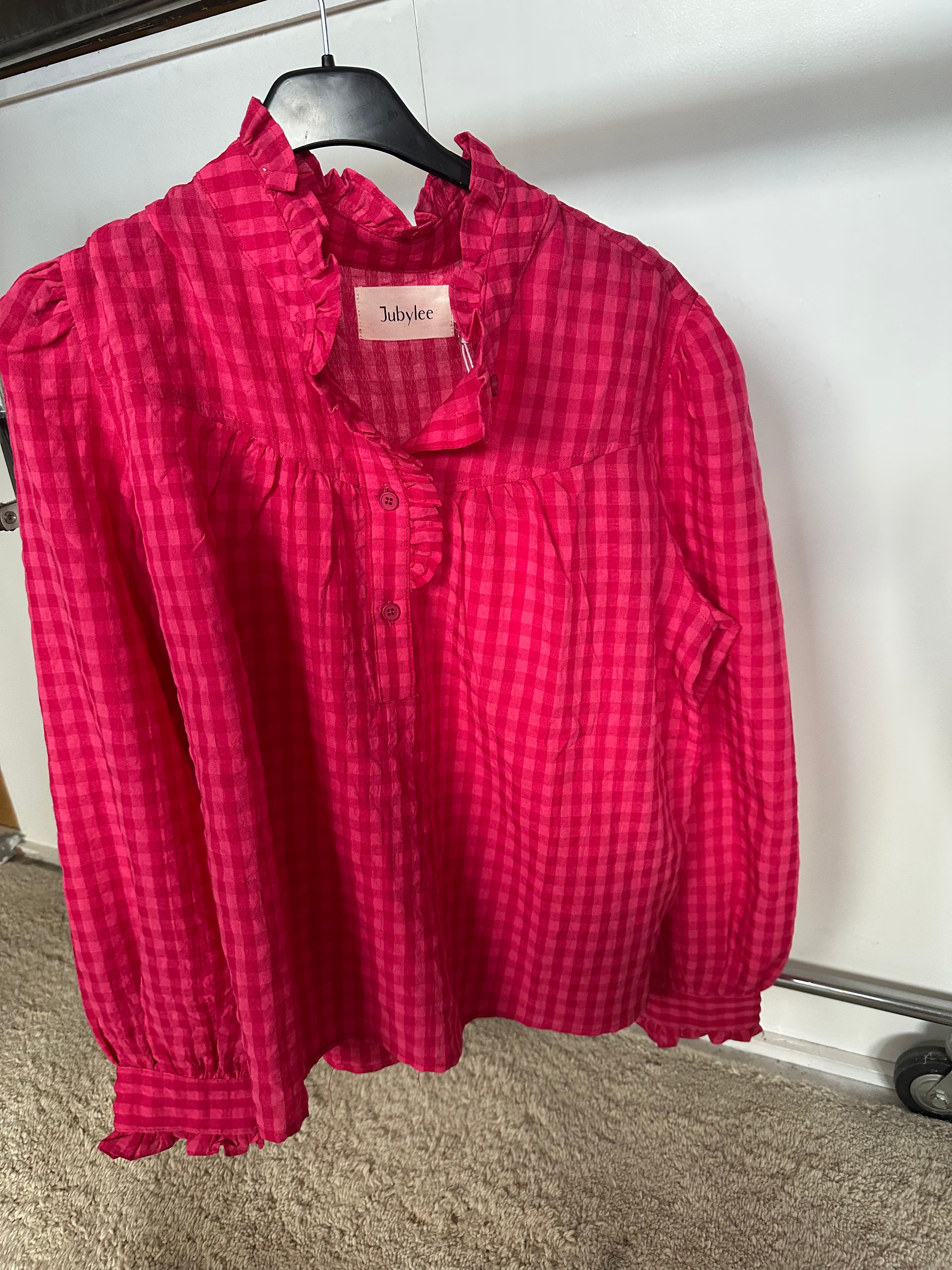 geruite blouse