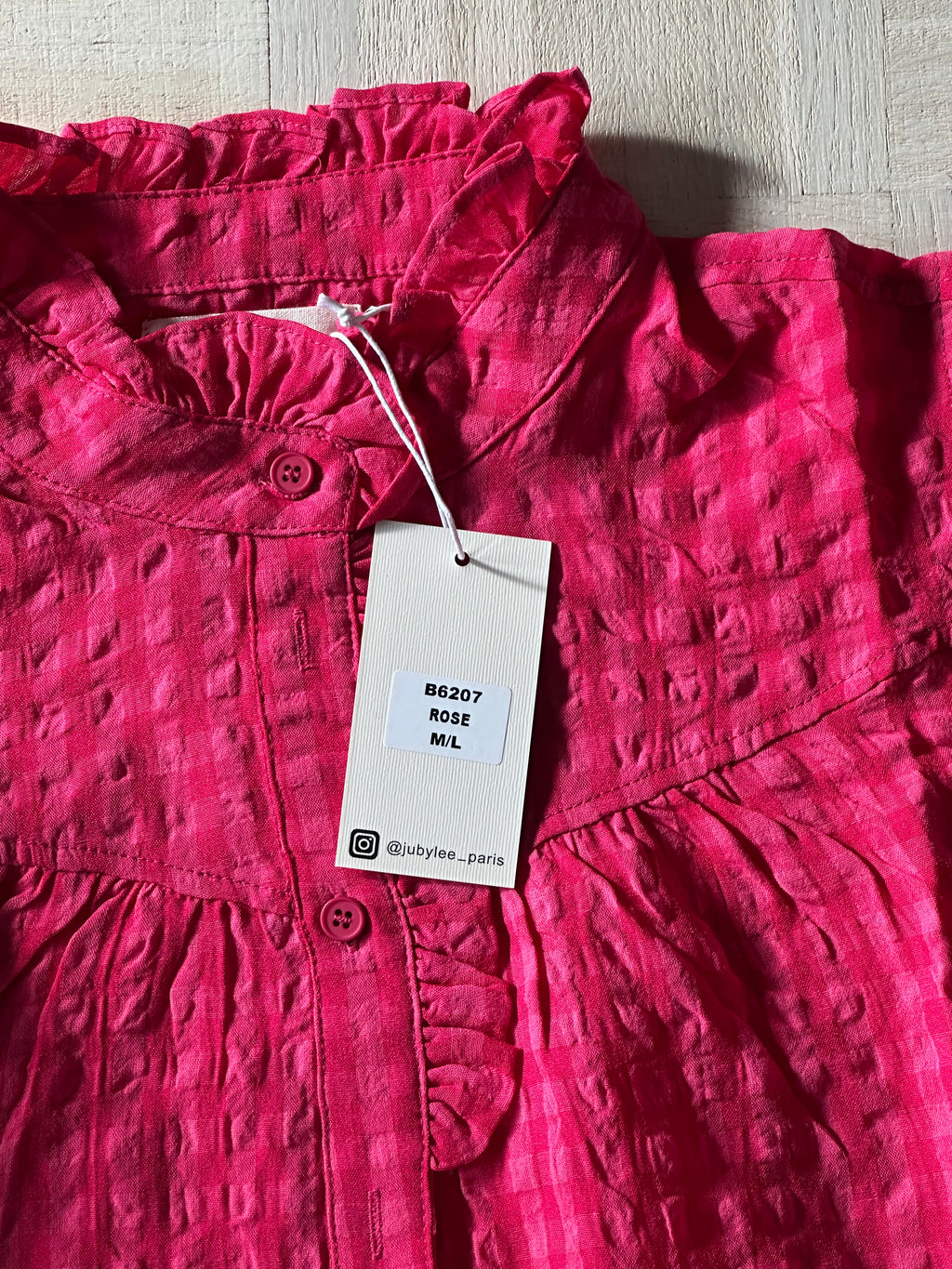 geruite blouse