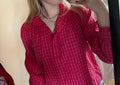 geruite blouse