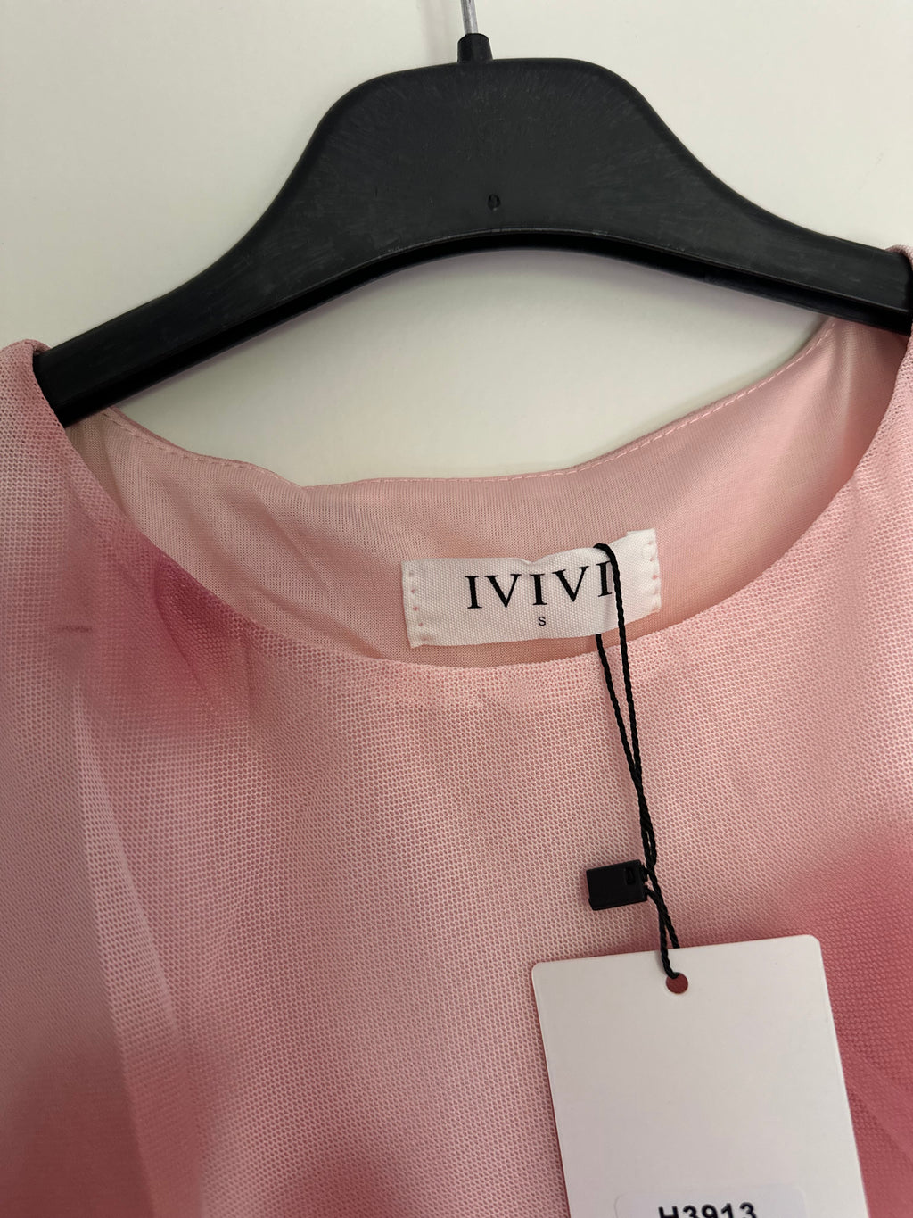 roze lange jurk