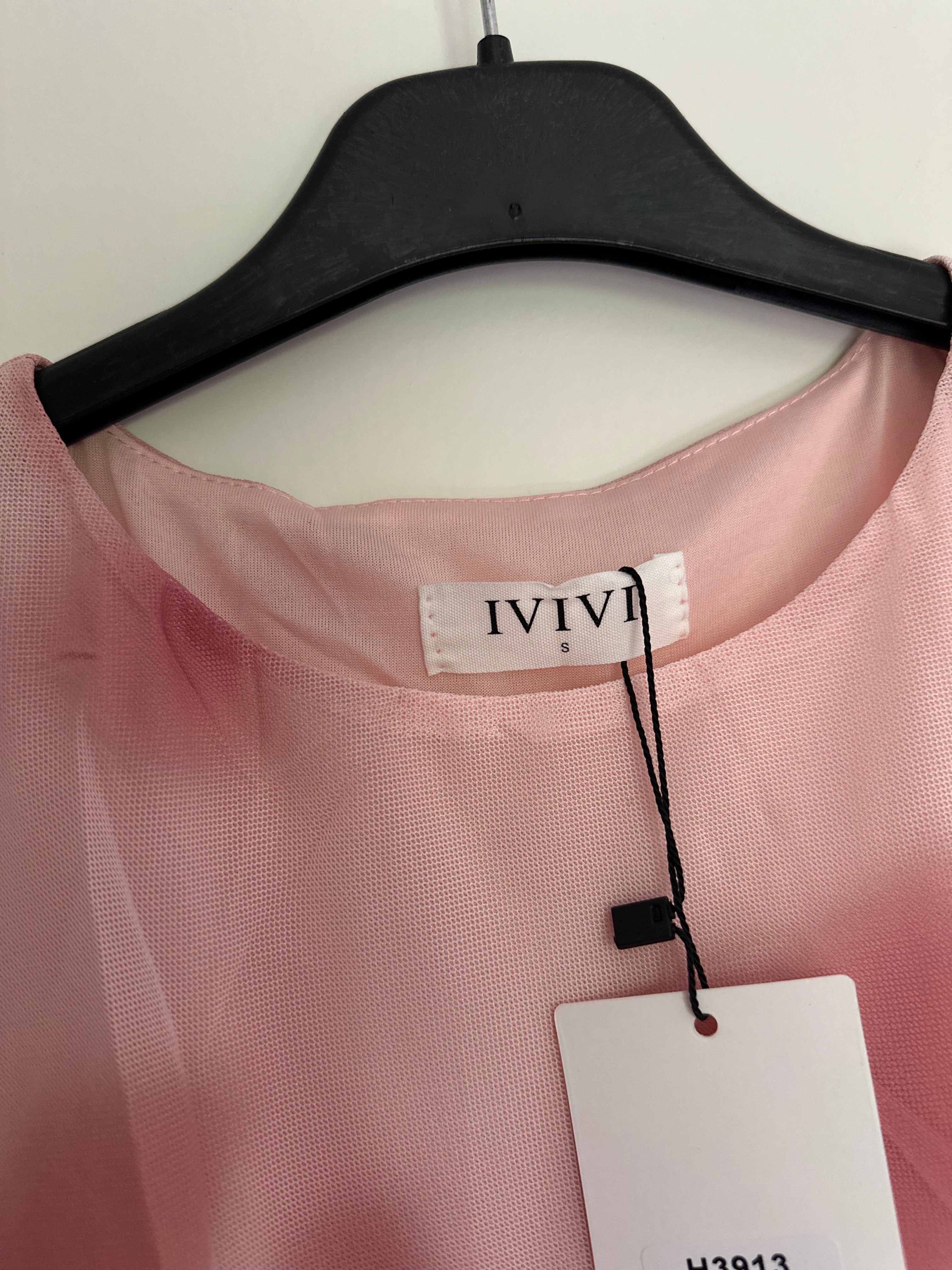 roze lange jurk